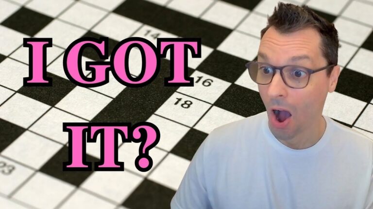 A CLUMSY SOLVE Wednesday New York Times Crossword Puzzle YouTube