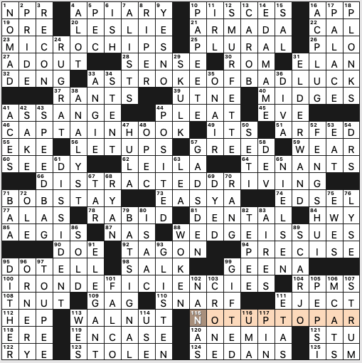 Avril Follower Crossword Puzzle Clue