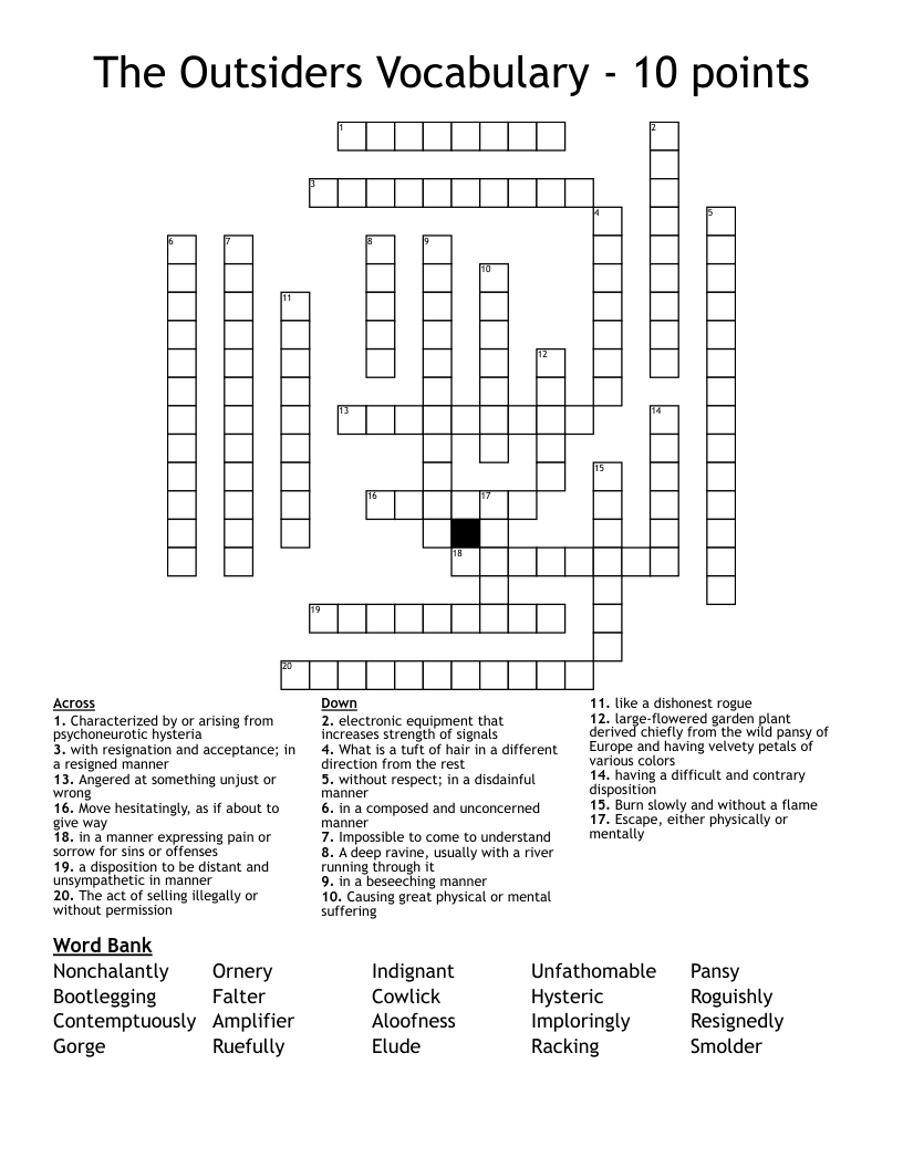 Beginning Points Of Hikes Crossword