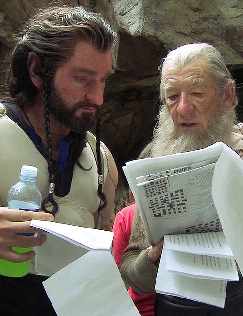 Crossword Puzzle The Hobbit Ian Mckellen Gandalf The Grey