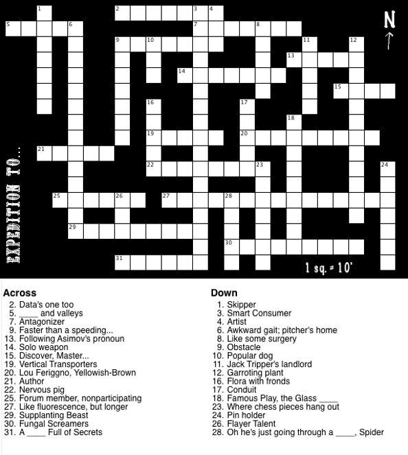 Dungeons And Digressions Sunday Crossword Late Edition Expedition To