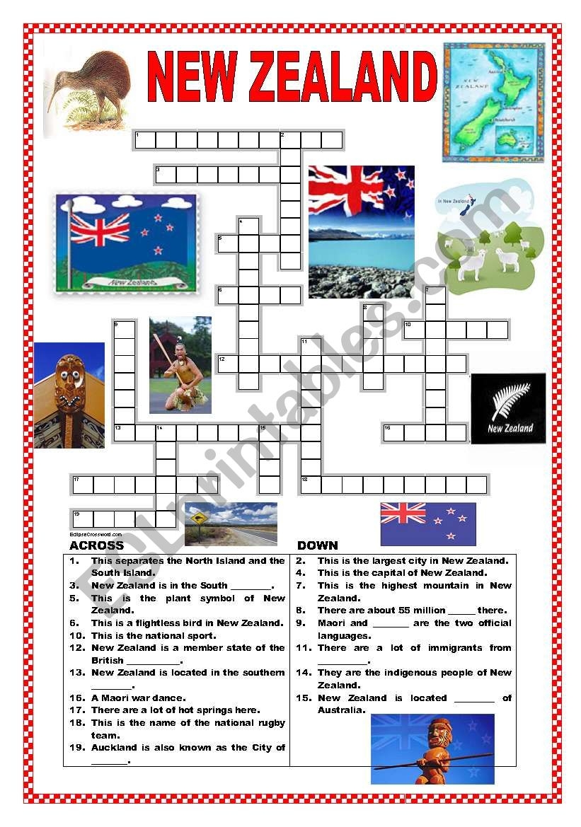 Extinct Bird Of New Zealand Crossword Prntbl concejomunicipaldechinu 