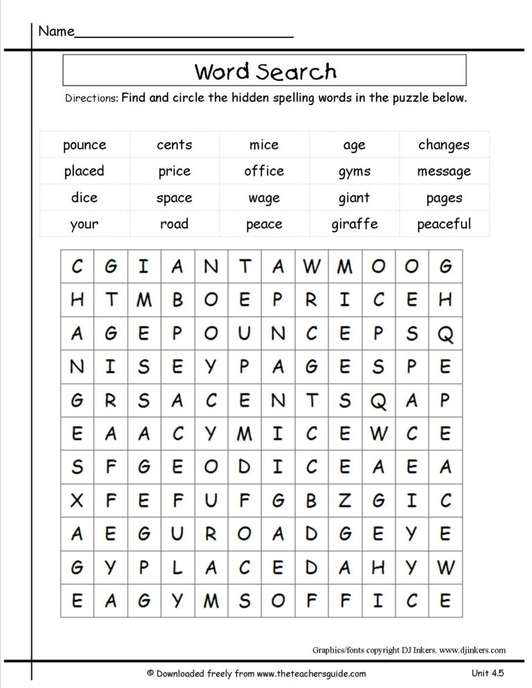 First Grade Crossword Puzzles Free