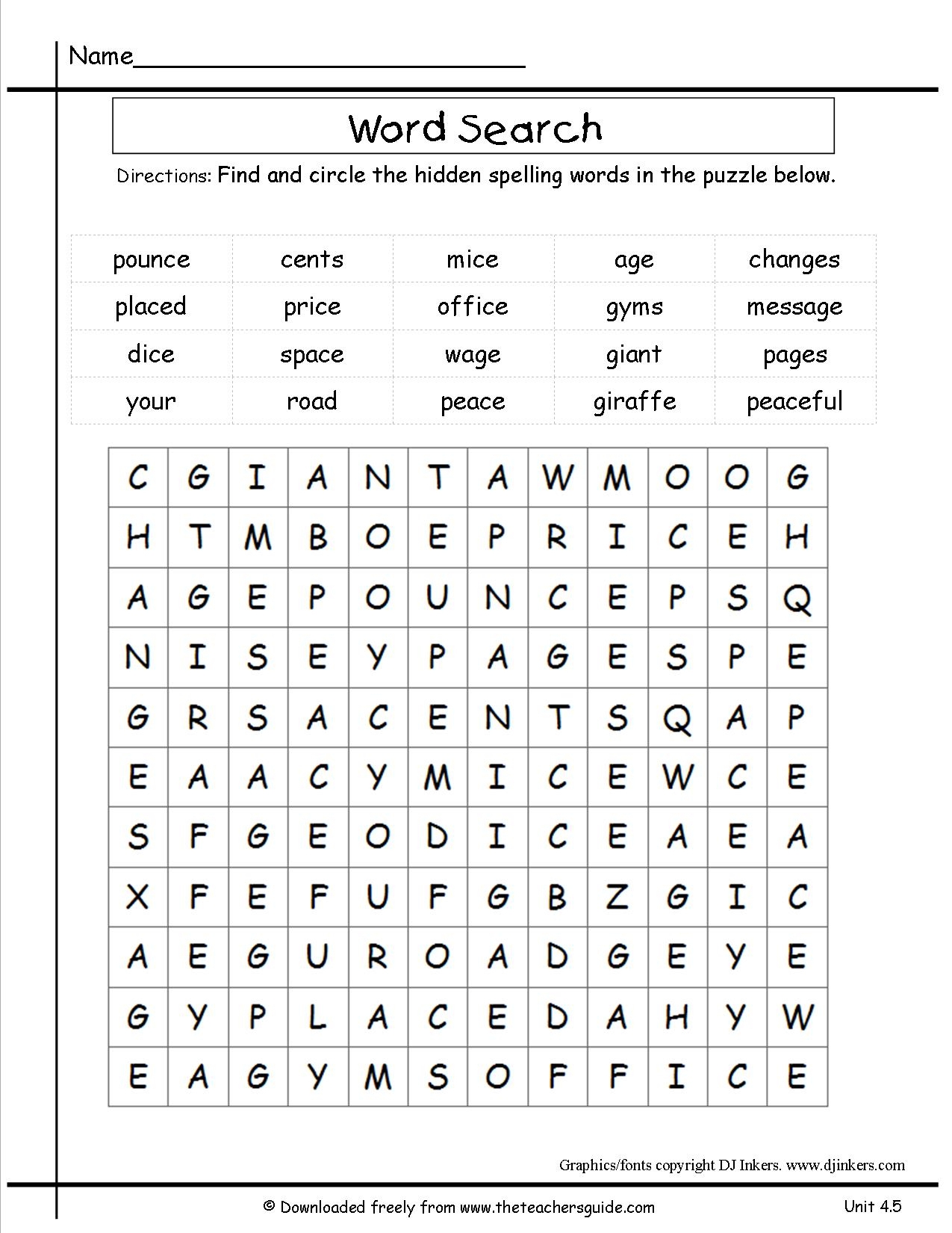 First Grade Crossword Puzzles Free