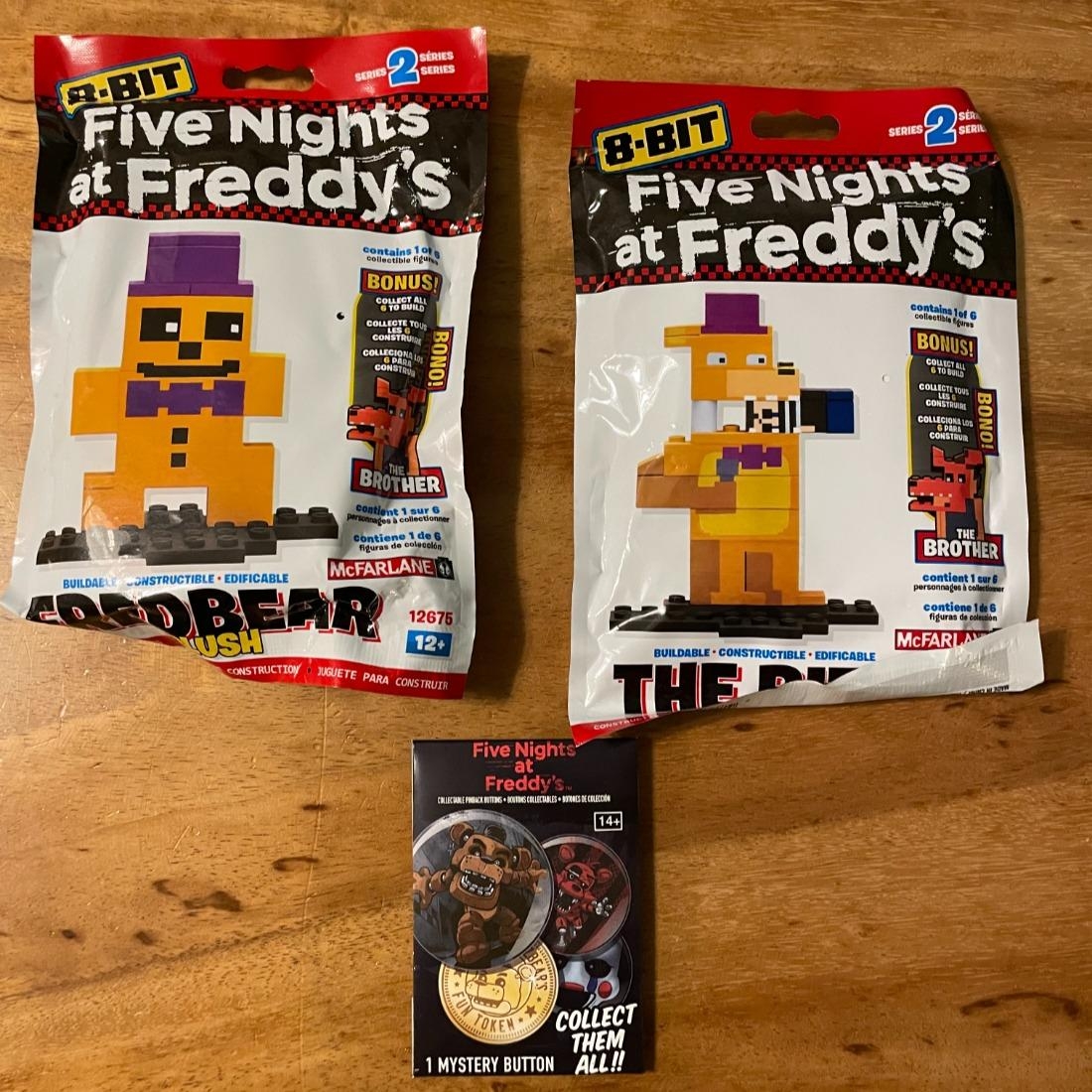 Five Nights At Freddy s 8 bit Puzzle Series 2 McFarlane Fredbear Bite FNAF