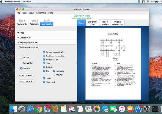 Get Crossword Maker For Mac