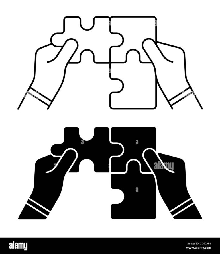 Hand Crossword Puzzle Black And White Stock Photos Images Alamy