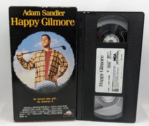 Happy Gilmore VHS 1996 Vintage Video Tape Adam Sandler Golf Comedy 