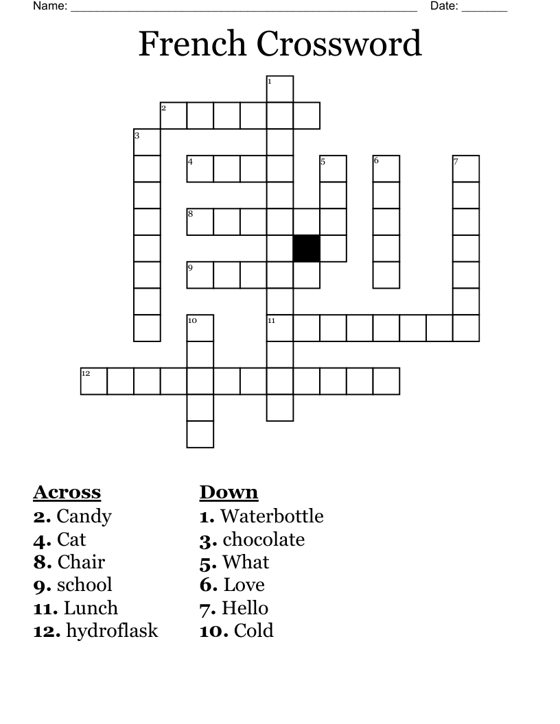 Model Example Crossword Clue