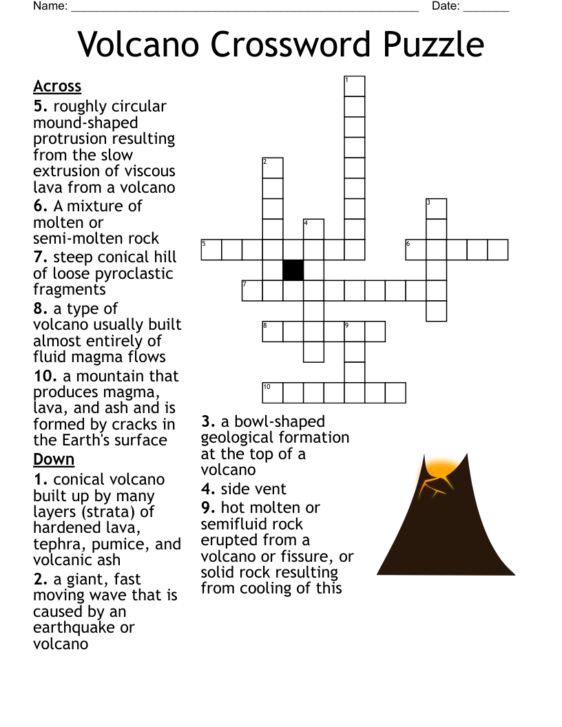 Most Common Volcanic Rock Crossword At Ida Adams Blog