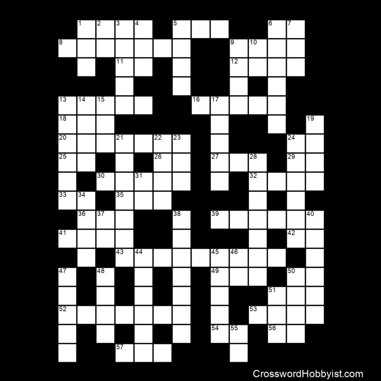 Parts Of A Boat Crossword Puzzle