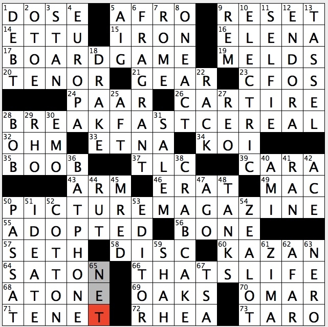 Pretentious Fashion Magazine Crossword Kaperskybysatria