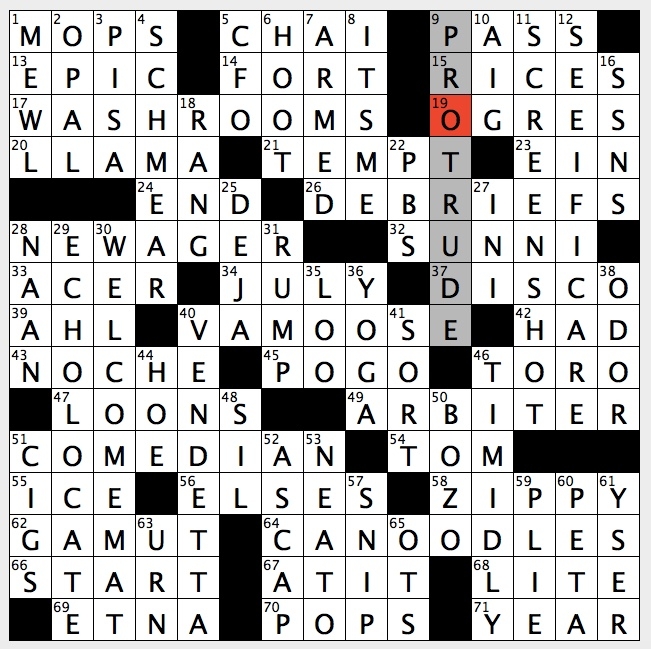 Rex Parker Does The NYT Crossword Puzzle Psychedelic Stuff From 