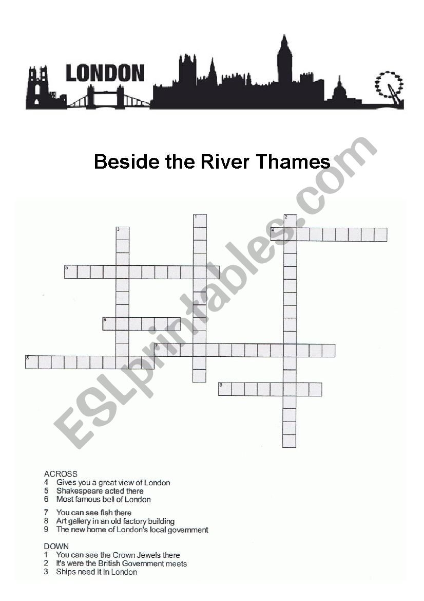River In England Crossword