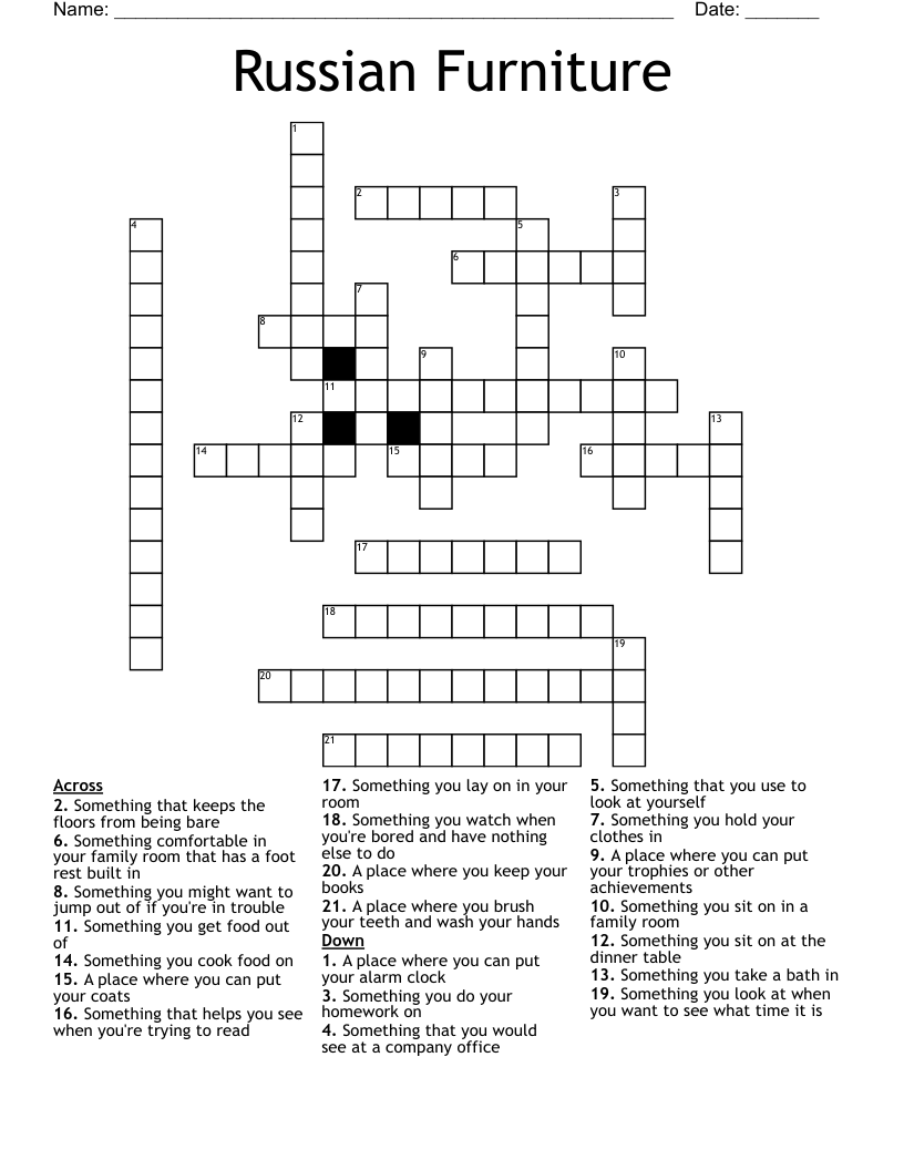 Russian Crossword Puzzle Wordmint Vrogue co