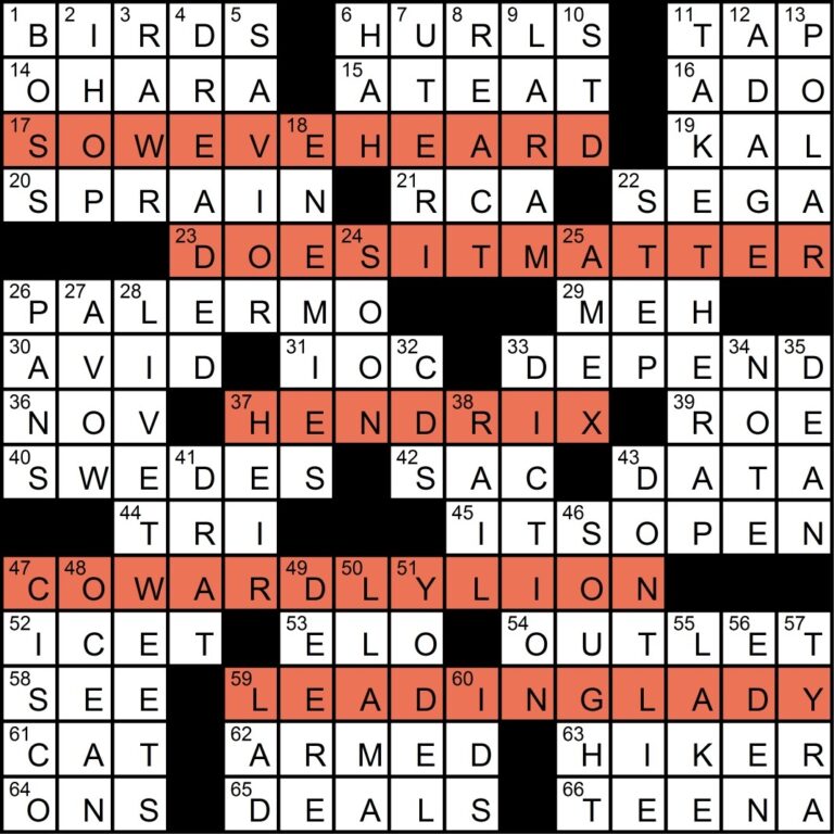 The Puzzle Society Crossword Crossing Starting Lineup By Zhouqin 