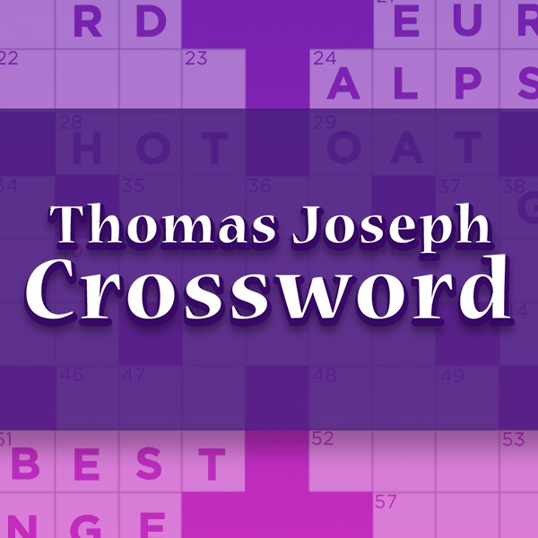 Thomas Joseph Printable Crossword New York Times Crossword Puzzle 