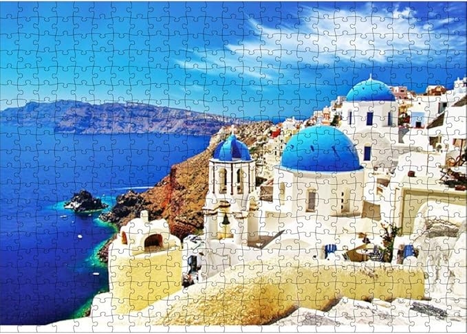 1000 Pieces Jigsaw Puzzles Aegean Sea For Adults Kids Large Puzzle Game
