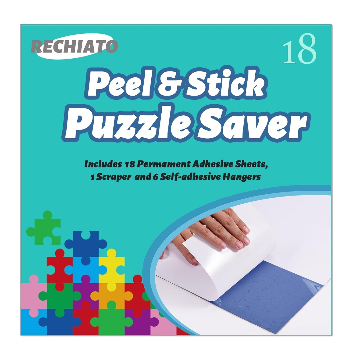 3 X 1000 Puzzle Glue Sheets 18 Sheets Puzzle Saver Peel And Stick