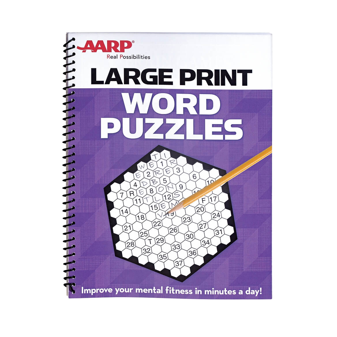 AARP Large Print Crossword Puzzles Word Puzzle Book