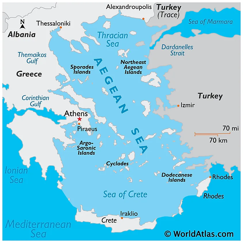 About Aegean Sea Facts And Maps IILSS International Institute For