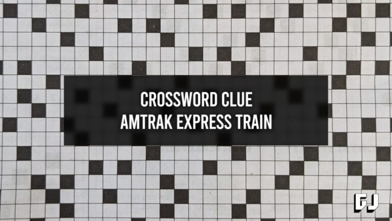 Amtrak Express Train Crossword Clue Gamer Journalist