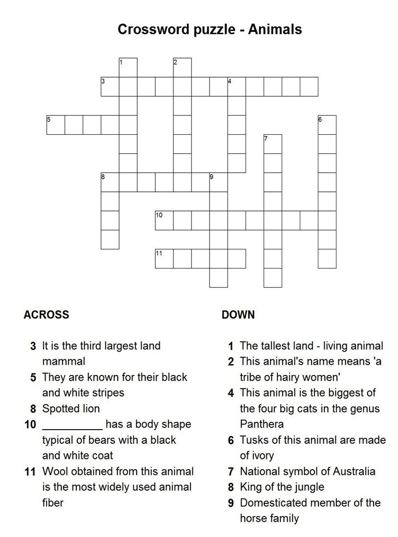 Animal Life Crossword Clue Answer