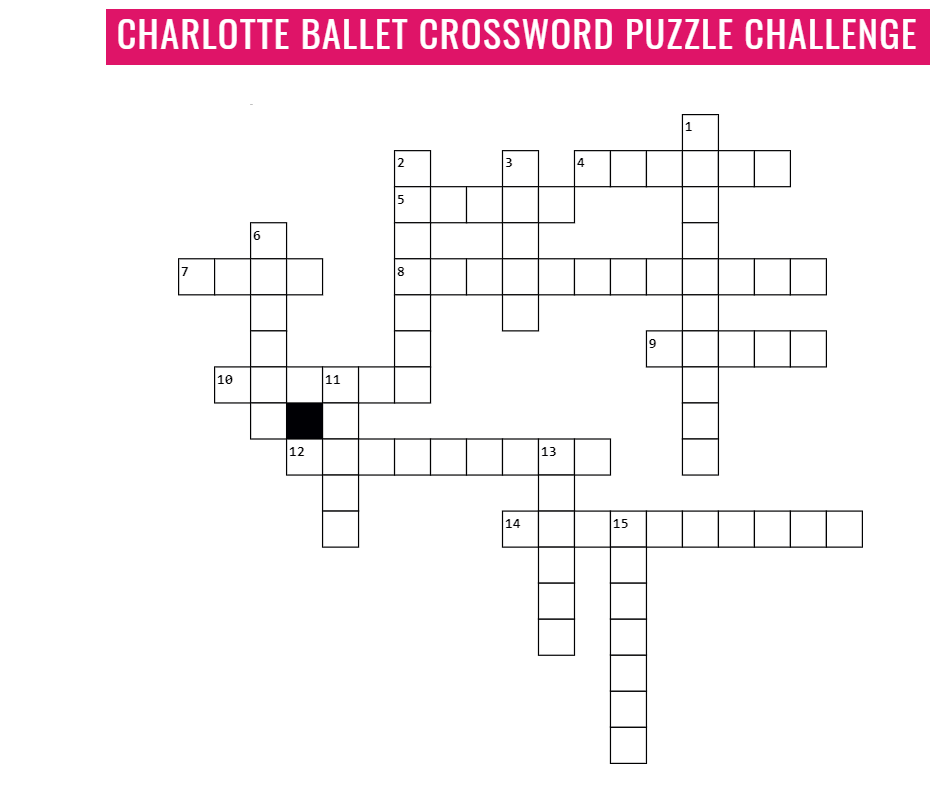 Ballet Class Bend Crossword Prntbl concejomunicipaldechinu gov co