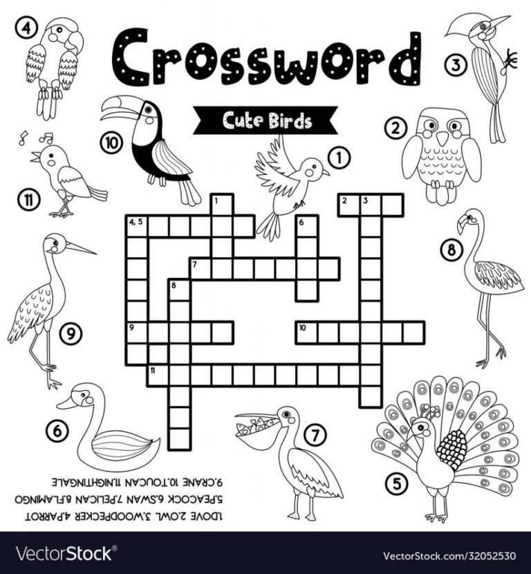 Birds Of Prey Crossword Puzzle Connections Nature Blog Network