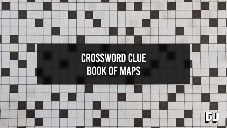 Book Of Maps Crossword Clue Gamer Journalist