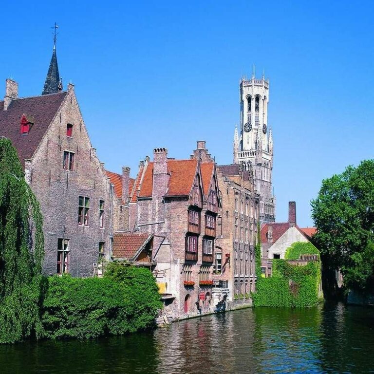 Bruges City With Many Canals In Belgium Puzzle Factory