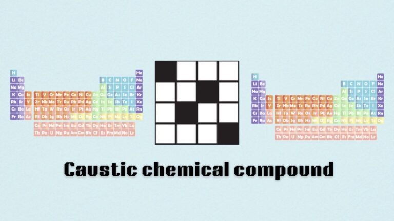  Caustic Chemical Compound NYT Mini Crossword July 31 Answer And Hints