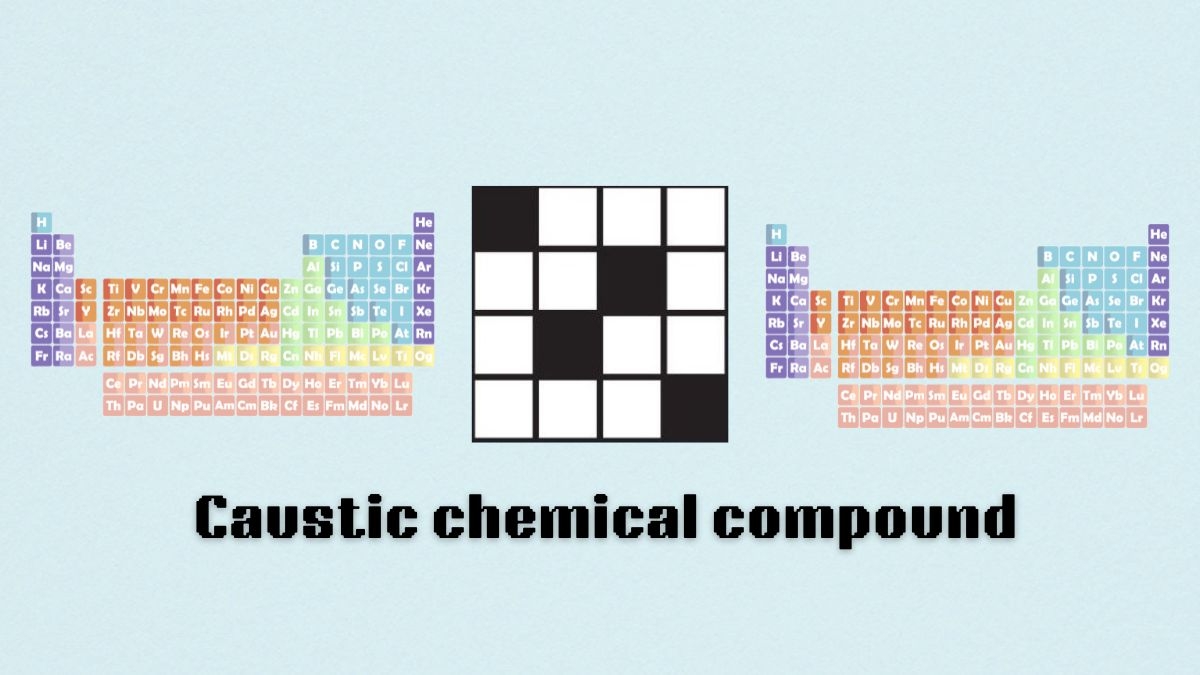 Caustic Chemical Compound NYT Mini Crossword July 31 Answer And Hints