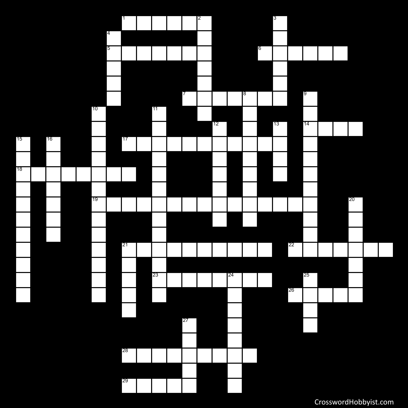 Champagne Crossword Puzzle