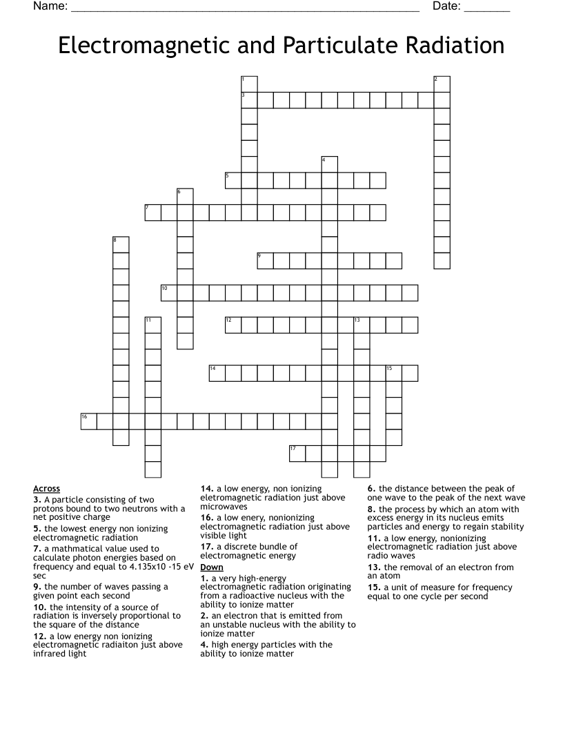 Charged Particles Crossword Scriptspoliz