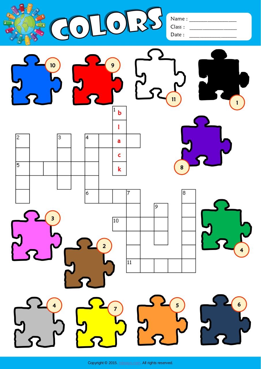 Color Cross Crossword Puzzles