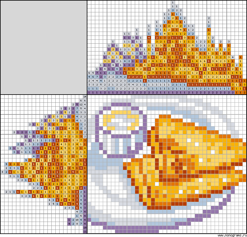 Colour Japanese Crossword Russian Pancakes 