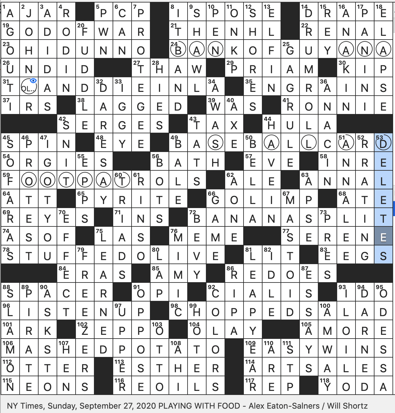 Crossword Clue Black Sea Port