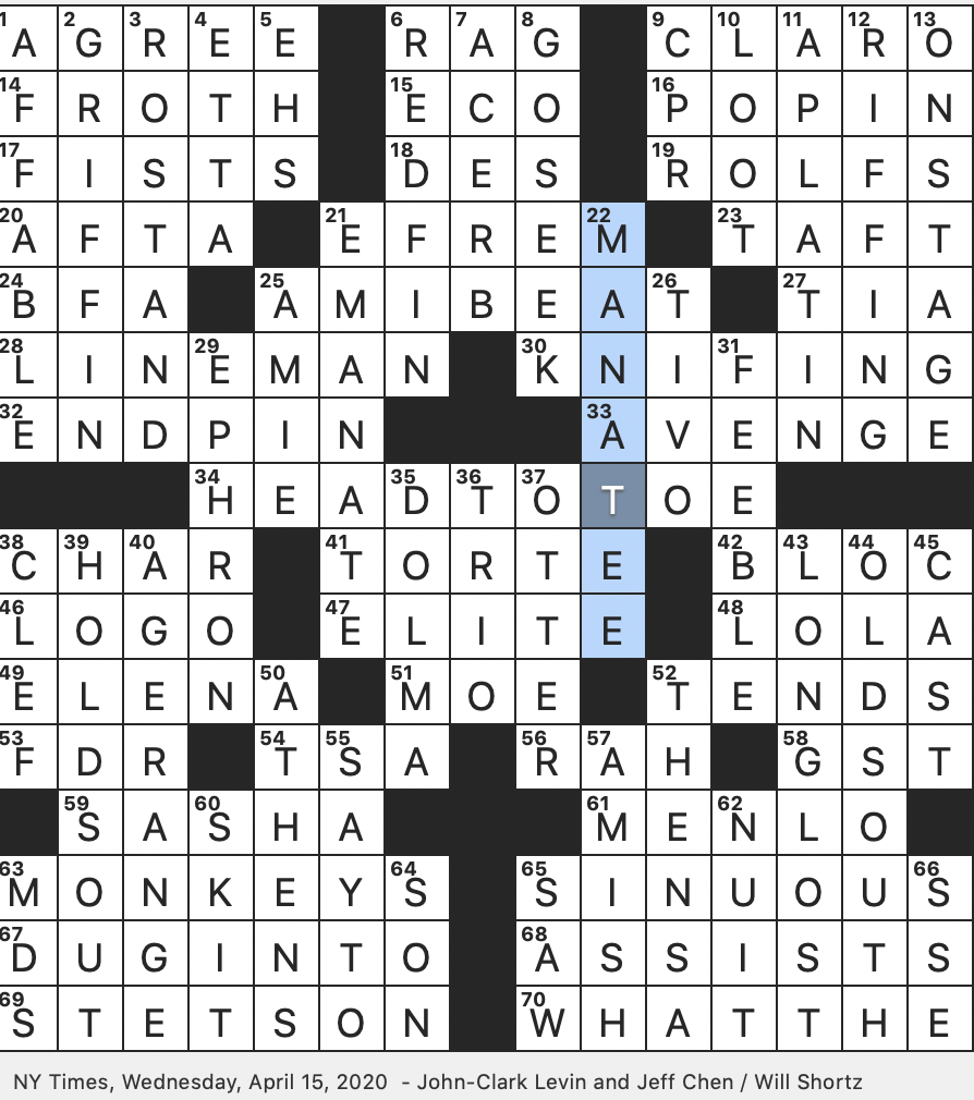 Crossword Clue Magic Spell