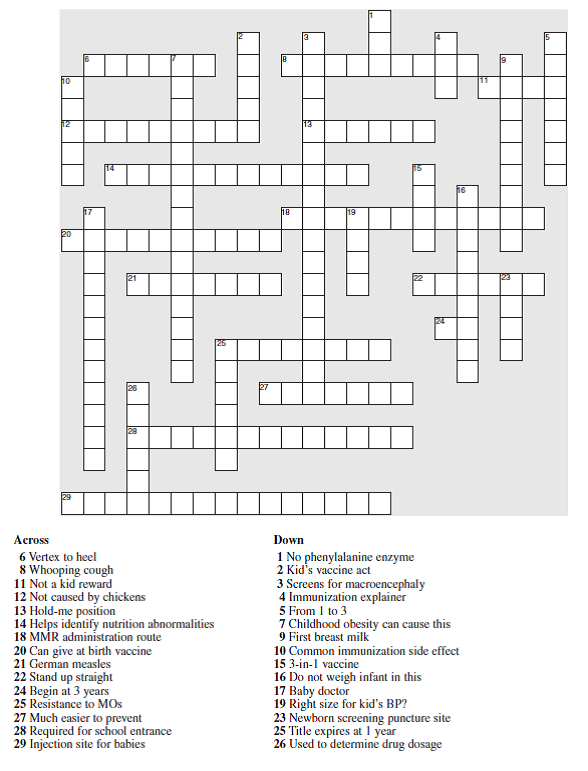 Crossword Puzzle Clue Schemes