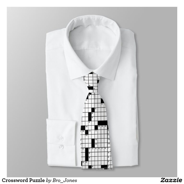 Crossword Puzzle Neck Tie Zazzle Novelty Ties Ties Mens Mens 