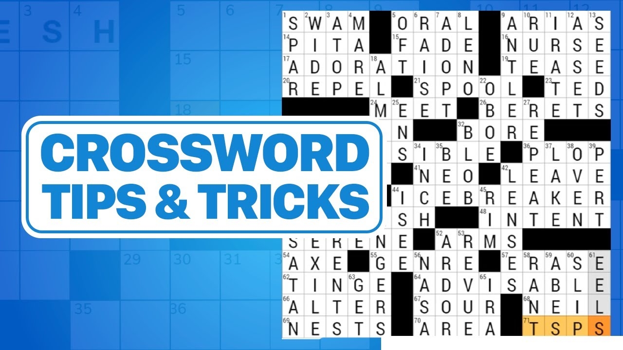 Crossword Puzzle Tips And Tricks YouTube