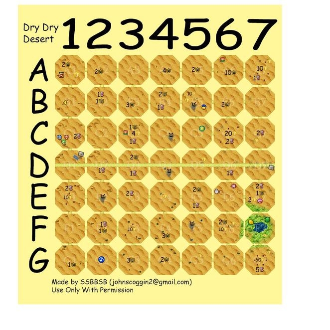 Dry As A Desert Asking List