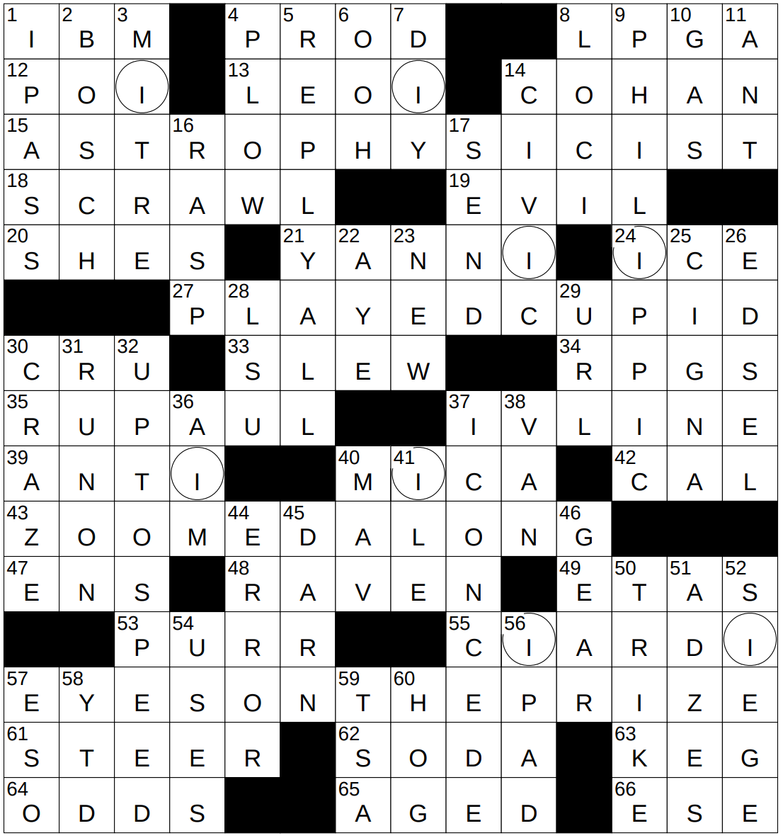 Dutch Golden Age Painter Crossword