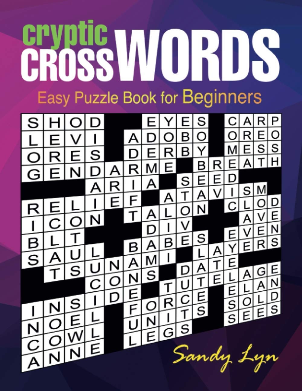 Easy Cryptic Crosswords For Beginners Large Print Quick Daily