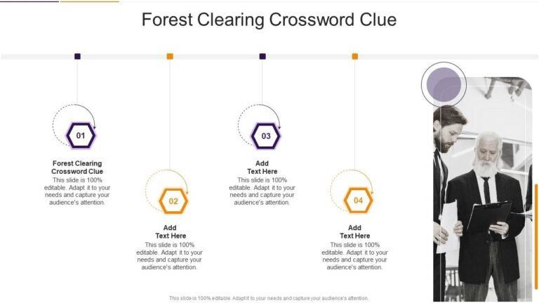 Forest Clearing Crossword Clue In Powerpoint And Google Slides Cpb