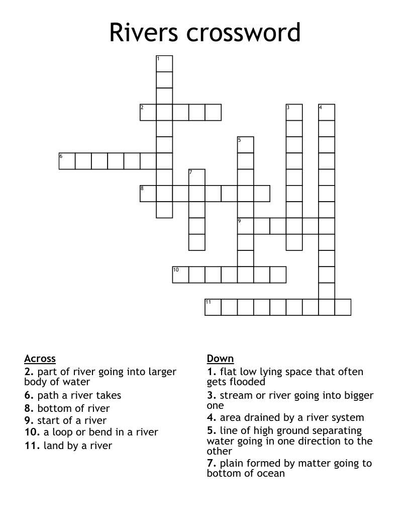 Italys Longest River Crossword Prntbl concejomunicipaldechinu gov co