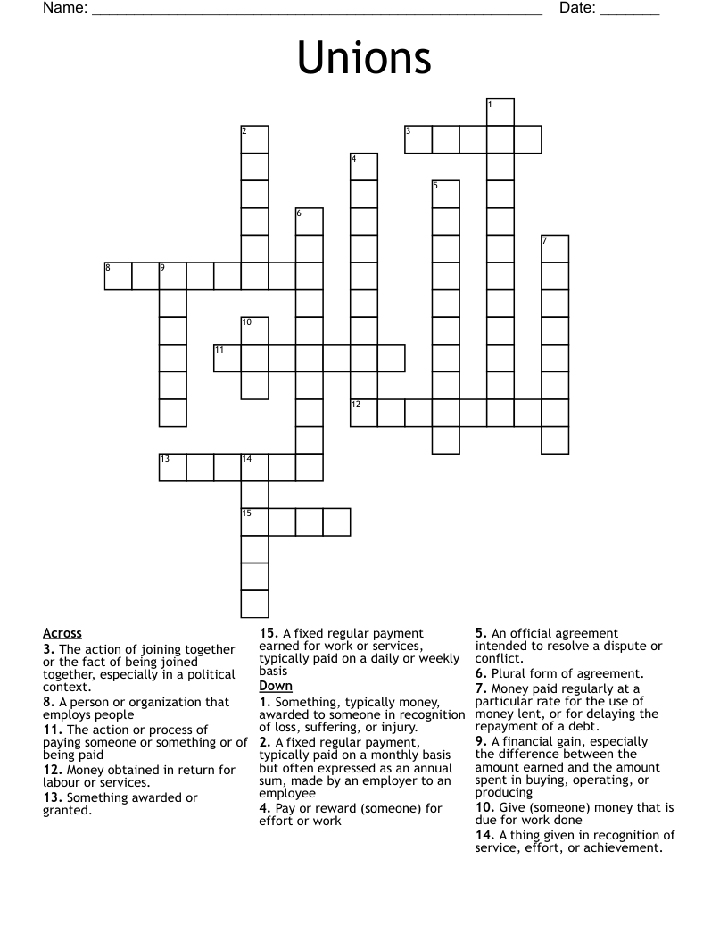 Largest U S Union Crossword Prntbl concejomunicipaldechinu gov co