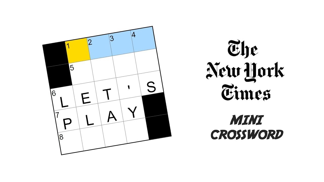 Let s Play The New York Times Mini Crossword YouTube