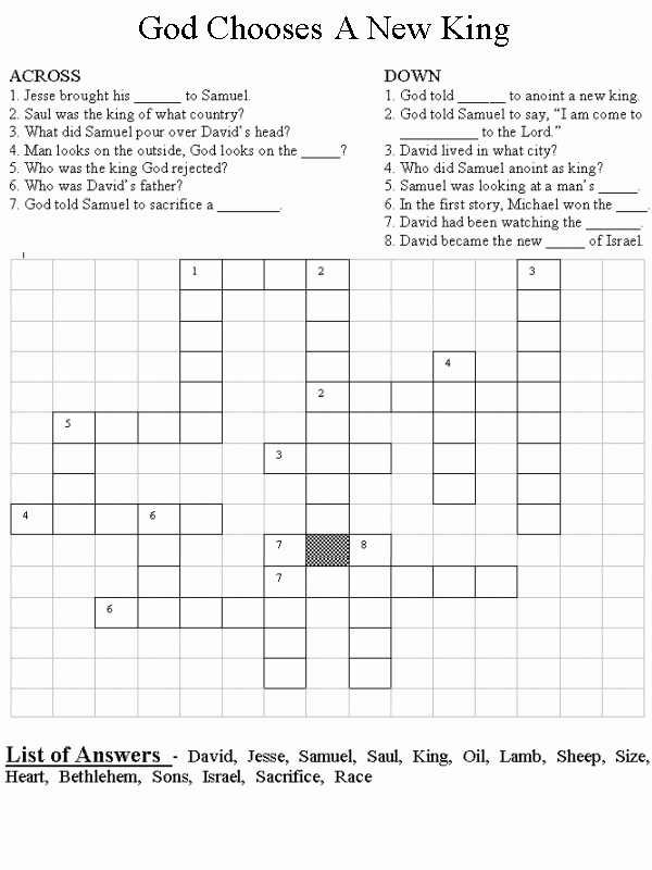 Make A King Crossword Prntbl concejomunicipaldechinu gov co